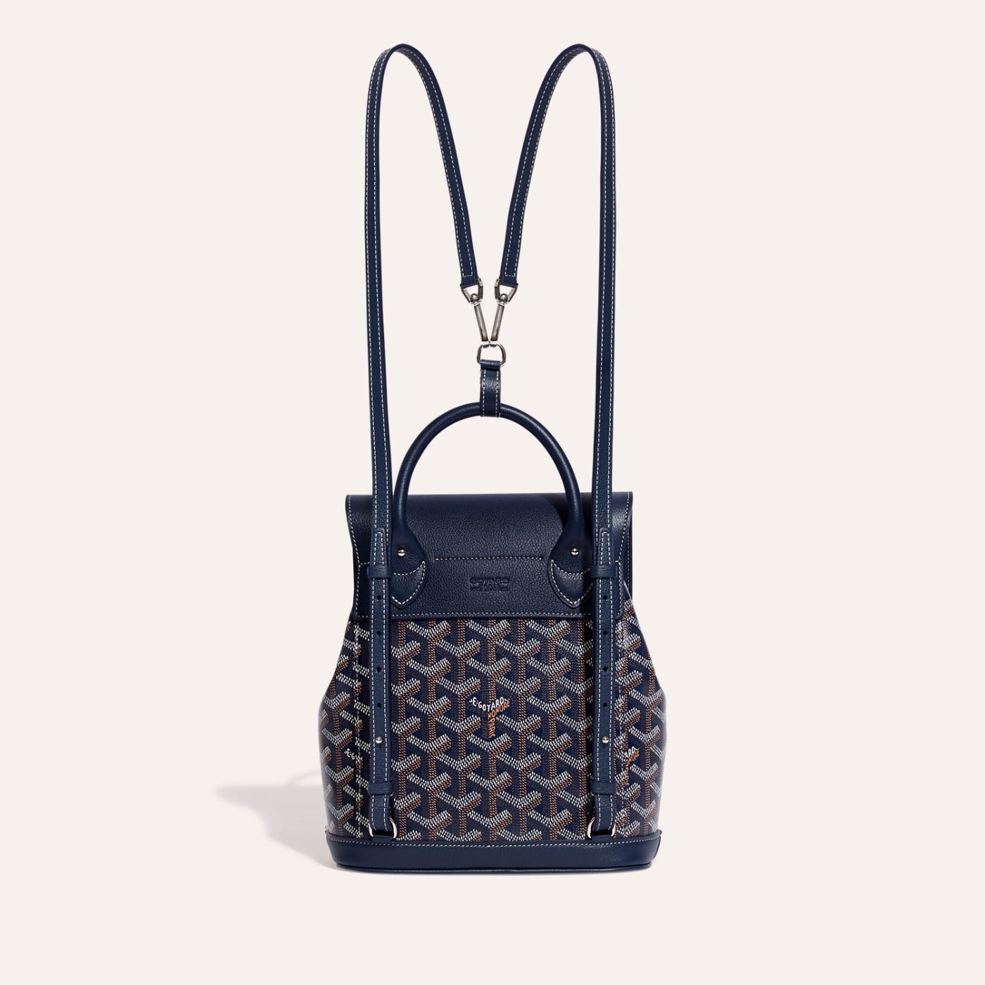 Goyard Alpin Mini Backpack Navy Blue - Image 3